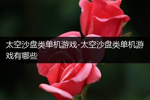 太空沙盘类单机游戏-太空沙盘类单机游戏有哪些