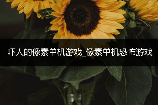 吓人的像素单机游戏_像素单机恐怖游戏