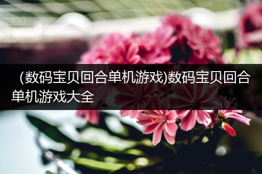 （数码宝贝回合单机游戏)数码宝贝回合单机游戏大全