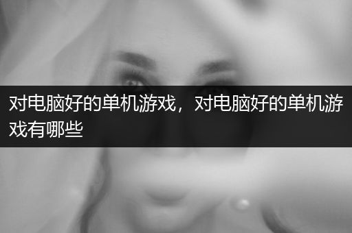 对电脑好的单机游戏，对电脑好的单机游戏有哪些