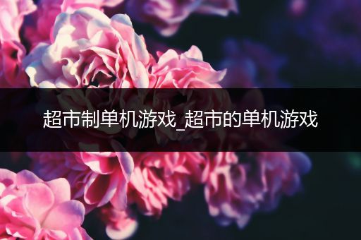 超市制单机游戏_超市的单机游戏