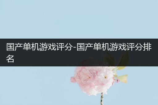 国产单机游戏评分-国产单机游戏评分排名