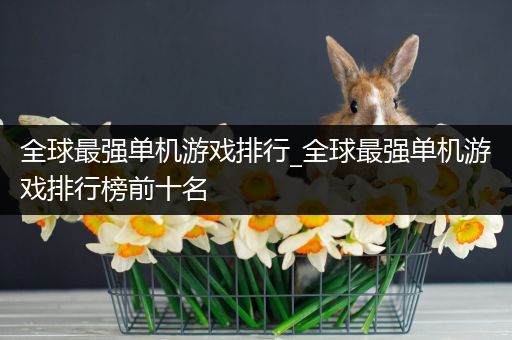 全球最强单机游戏排行_全球最强单机游戏排行榜前十名