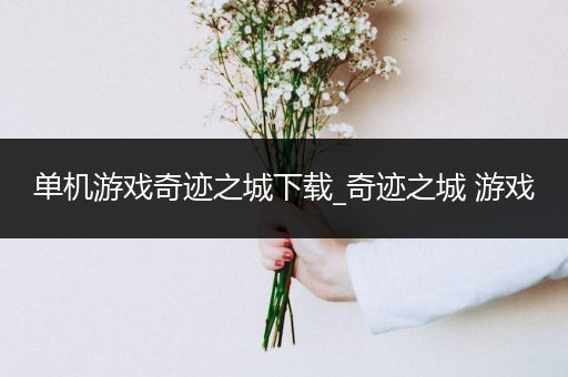 单机游戏奇迹之城下载_奇迹之城 游戏