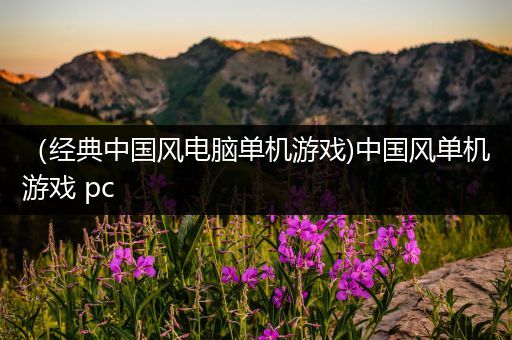 （经典中国风电脑单机游戏)中国风单机游戏 pc