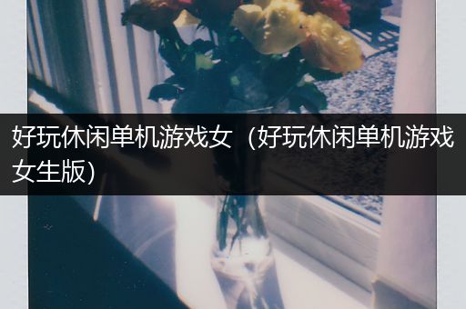 好玩休闲单机游戏女（好玩休闲单机游戏女生版）