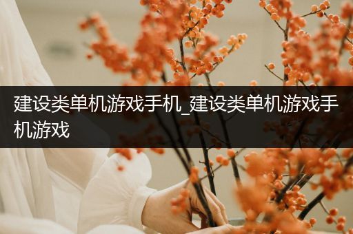 建设类单机游戏手机_建设类单机游戏手机游戏
