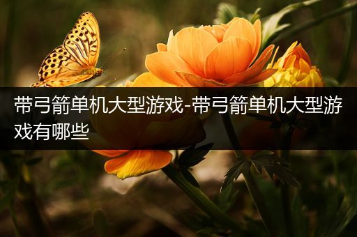 带弓箭单机大型游戏-带弓箭单机大型游戏有哪些