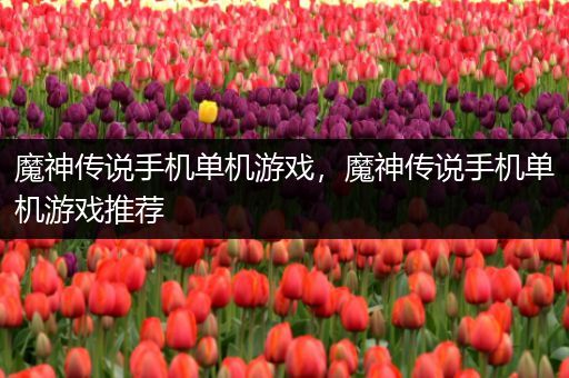 魔神传说手机单机游戏，魔神传说手机单机游戏推荐