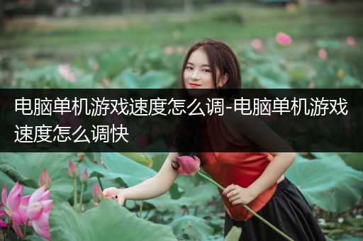 电脑单机游戏速度怎么调-电脑单机游戏速度怎么调快
