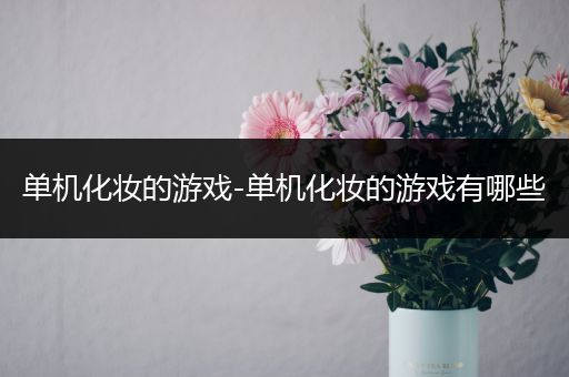 单机化妆的游戏-单机化妆的游戏有哪些