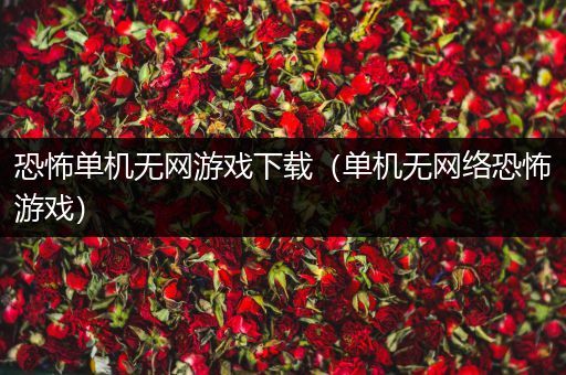 恐怖单机无网游戏下载（单机无网络恐怖游戏）
