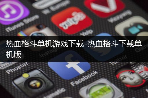 热血格斗单机游戏下载-热血格斗下载单机版