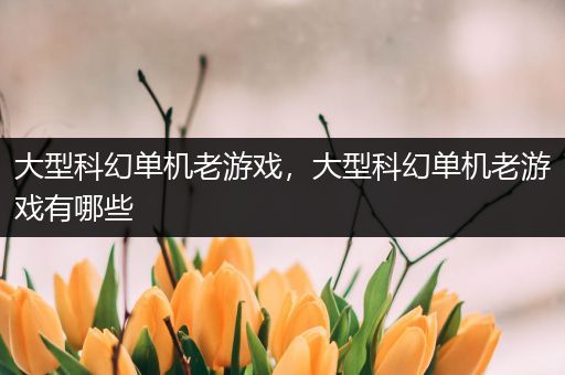 大型科幻单机老游戏，大型科幻单机老游戏有哪些