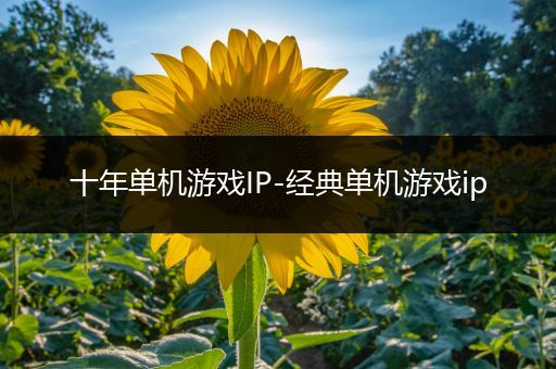 十年单机游戏IP-经典单机游戏ip