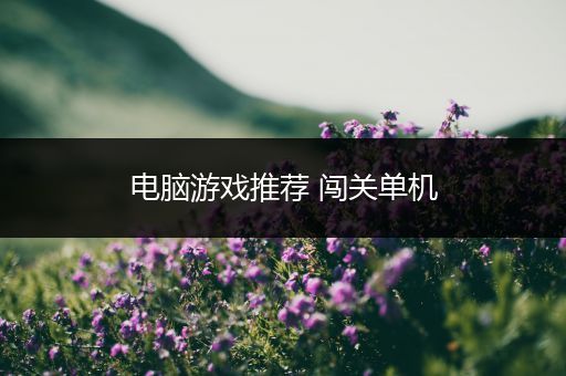 电脑游戏推荐 闯关单机