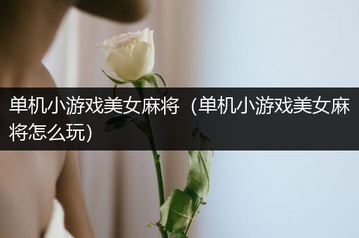 单机小游戏美女麻将（单机小游戏美女麻将怎么玩）