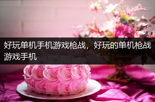好玩单机手机游戏枪战，好玩的单机枪战游戏手机