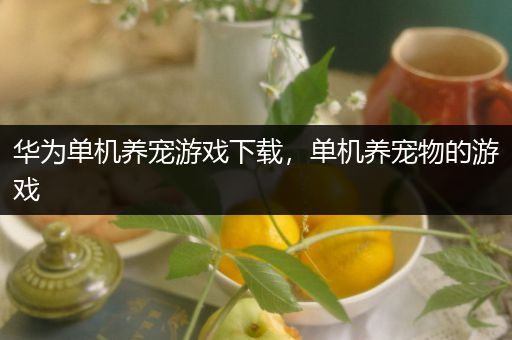 华为单机养宠游戏下载，单机养宠物的游戏