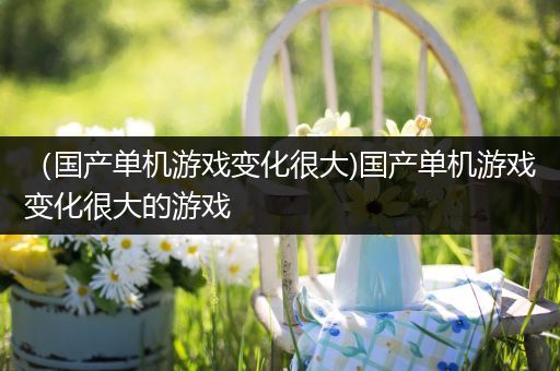 （国产单机游戏变化很大)国产单机游戏变化很大的游戏