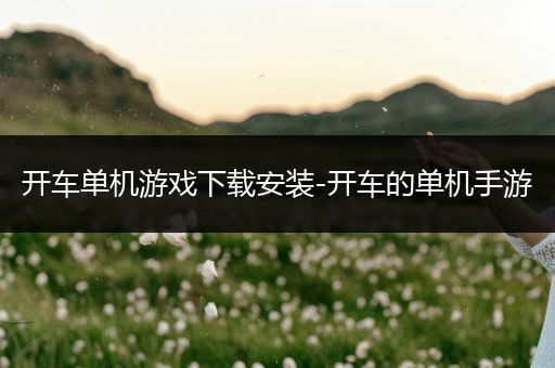 开车单机游戏下载安装-开车的单机手游