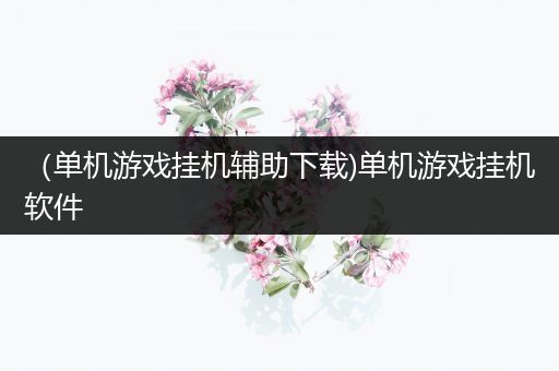 （单机游戏挂机辅助下载)单机游戏挂机软件