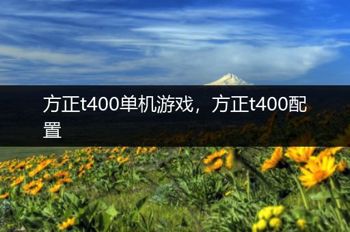 方正t400单机游戏，方正t400配置