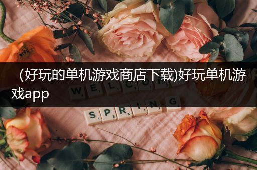 （好玩的单机游戏商店下载)好玩单机游戏app