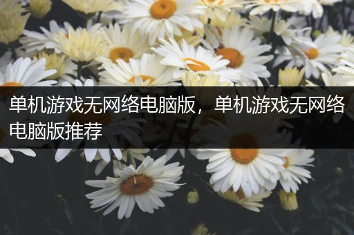 单机游戏无网络电脑版，单机游戏无网络电脑版推荐