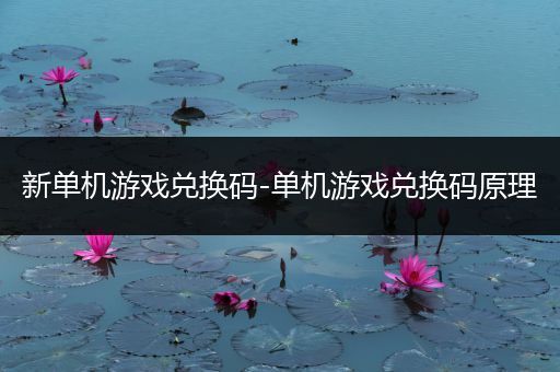 新单机游戏兑换码-单机游戏兑换码原理