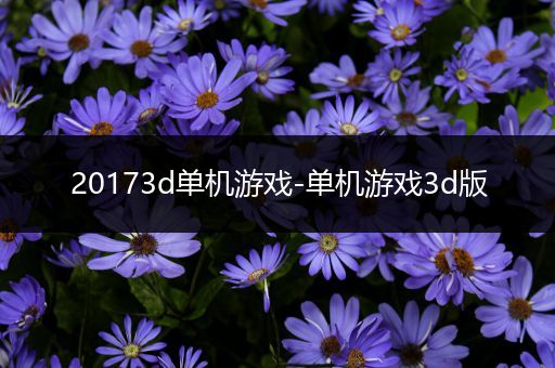 20173d单机游戏-单机游戏3d版