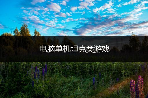 电脑单机坦克类游戏