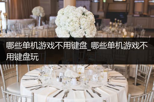 哪些单机游戏不用键盘_哪些单机游戏不用键盘玩