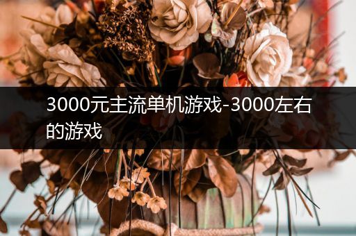 3000元主流单机游戏-3000左右的游戏
