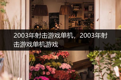 2003年射击游戏单机，2003年射击游戏单机游戏