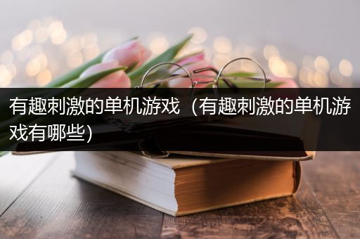 有趣刺激的单机游戏（有趣刺激的单机游戏有哪些）