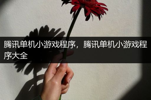 腾讯单机小游戏程序，腾讯单机小游戏程序大全