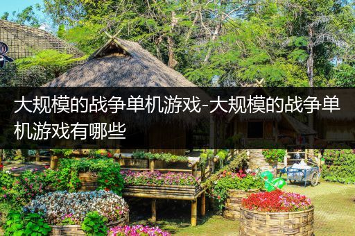 大规模的战争单机游戏-大规模的战争单机游戏有哪些