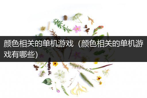 颜色相关的单机游戏（颜色相关的单机游戏有哪些）
