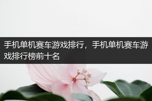 手机单机赛车游戏排行，手机单机赛车游戏排行榜前十名