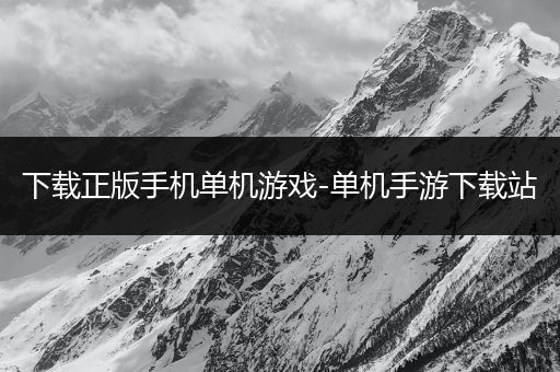 下载正版手机单机游戏-单机手游下载站