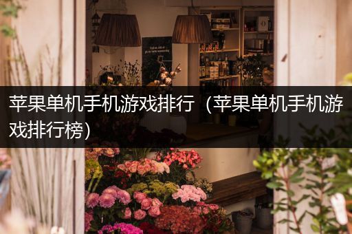 苹果单机手机游戏排行（苹果单机手机游戏排行榜）