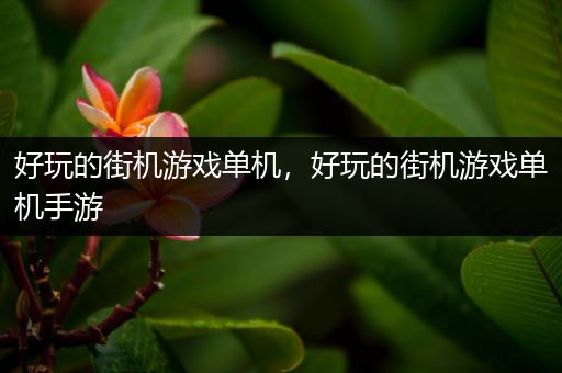 好玩的街机游戏单机，好玩的街机游戏单机手游