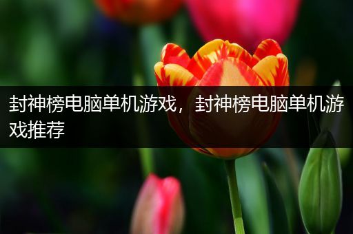封神榜电脑单机游戏，封神榜电脑单机游戏推荐