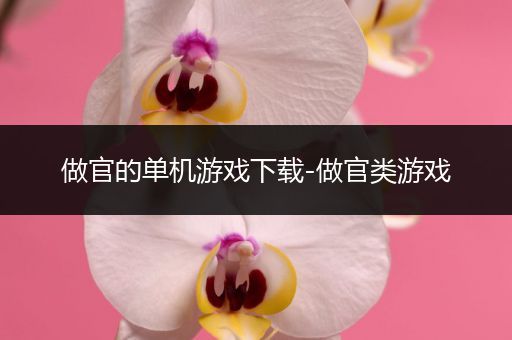 做官的单机游戏下载-做官类游戏