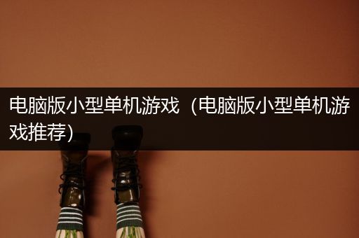 电脑版小型单机游戏（电脑版小型单机游戏推荐）