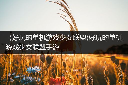 （好玩的单机游戏少女联盟)好玩的单机游戏少女联盟手游