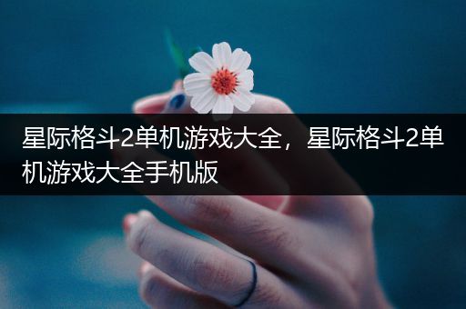 星际格斗2单机游戏大全，星际格斗2单机游戏大全手机版