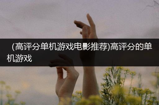 （高评分单机游戏电影推荐)高评分的单机游戏