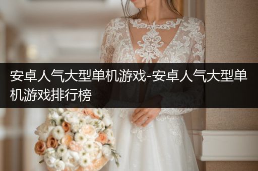 安卓人气大型单机游戏-安卓人气大型单机游戏排行榜